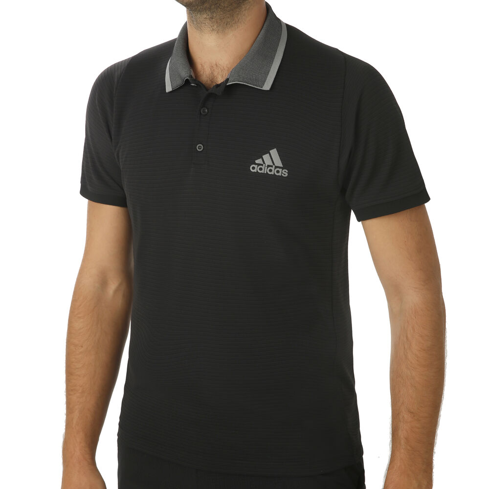 adidas Freelift Polo Hommes - Noir , Gris