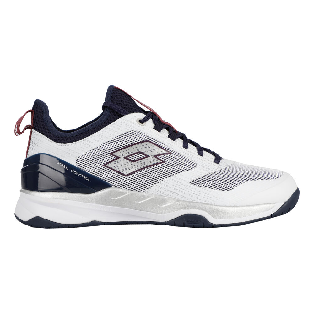 Lotto Mirage 200 Chaussures Toutes Surfaces Hommes - Blanc , Bleu Foncé