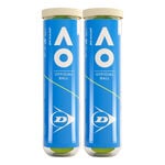 Balles De Tennis Dunlop Australian Open 2x4 PET