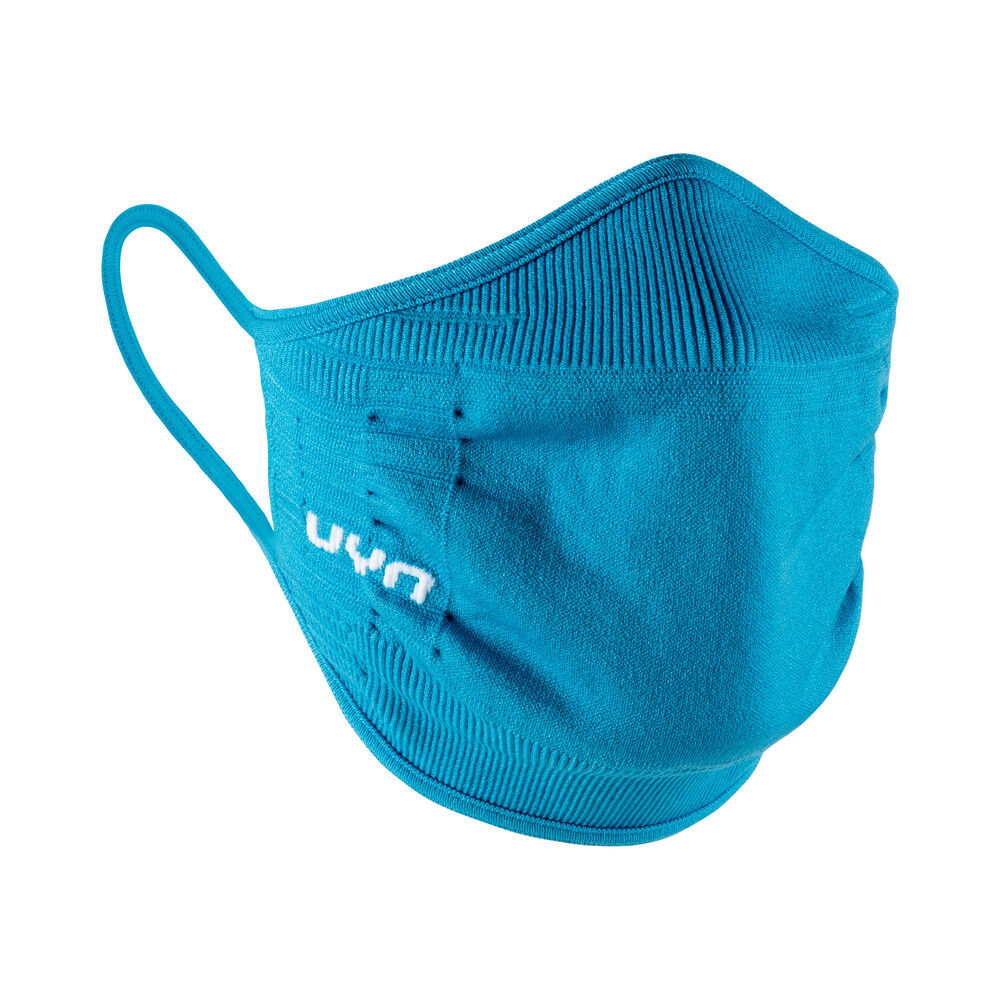 UYN Community Masque De Protection Facial - Turquoise , Blanc