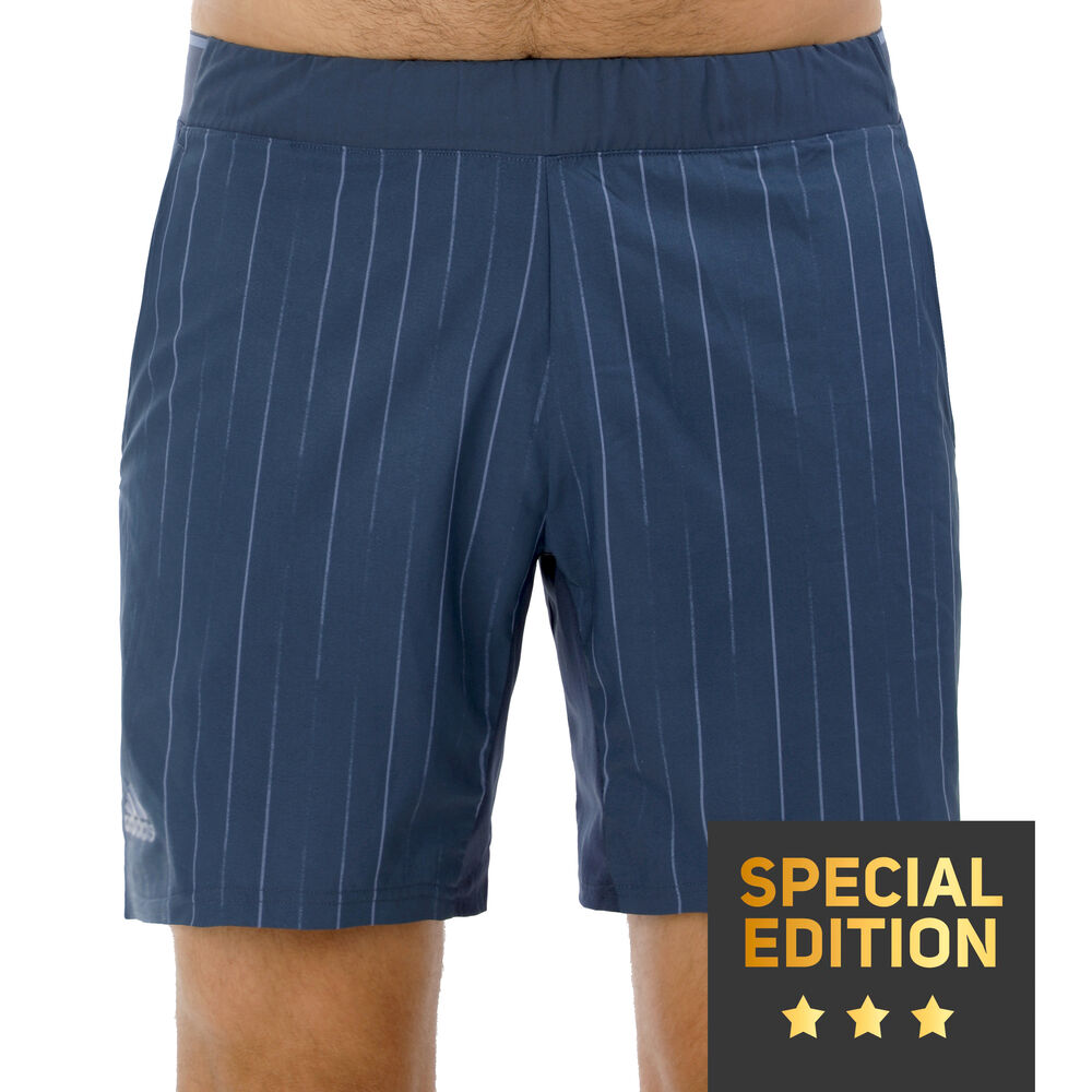 adidas Graphic 9in Shorts Edition Spéciale Hommes - Bleu Foncé , Blanc