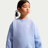 Sportswear Club Fleece Oversized Crew Sweat-shirt Enfants-bleu gris