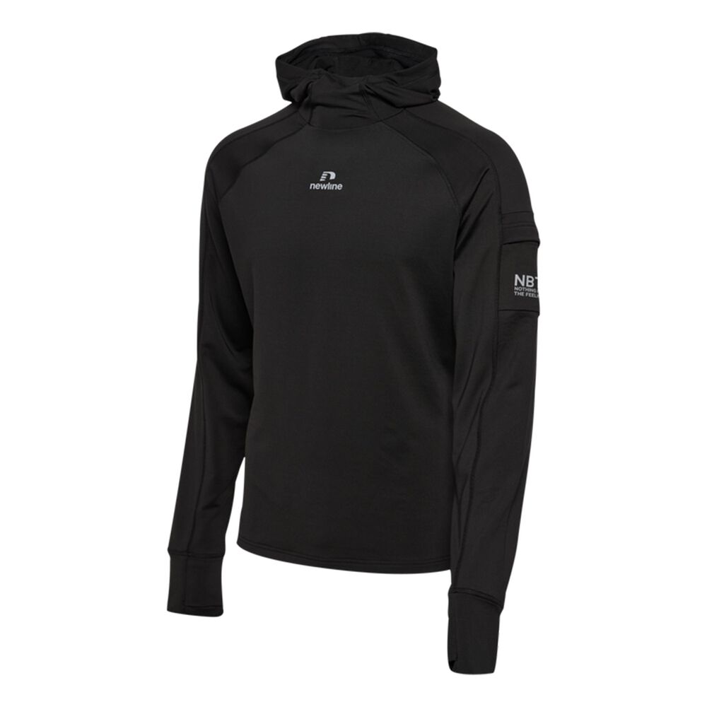 Newline Rapid Hood Midlayer Top De Course Hommes - Noir