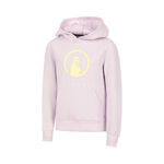 V&ecirc;tements de tennis Quiet Please Quiet Please Crushaseline Logo Sweat &agrave; capuche Filles-lilas, jaune