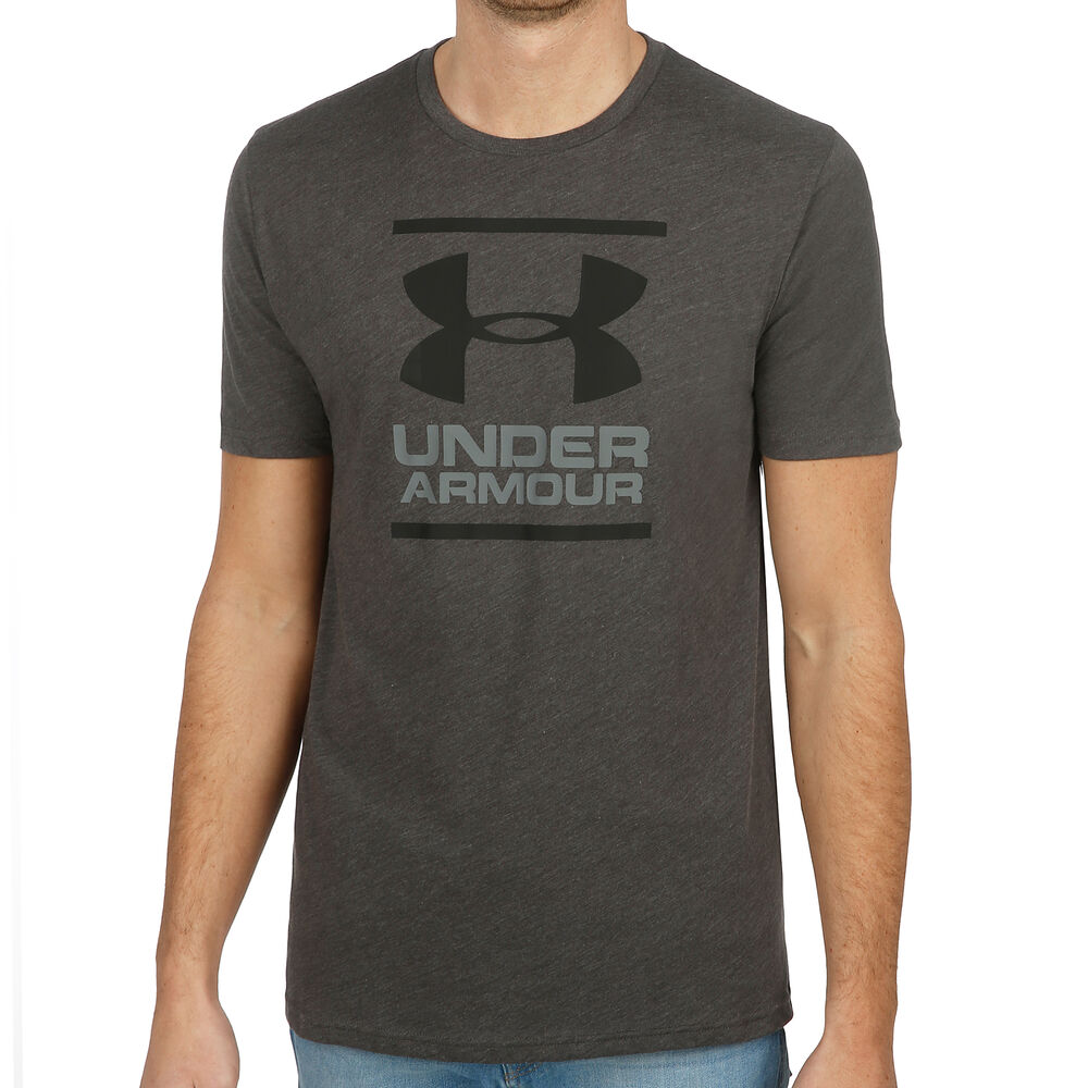 Under Armour GL Foundation T-shirt Hommes - Gris Foncé, Noir