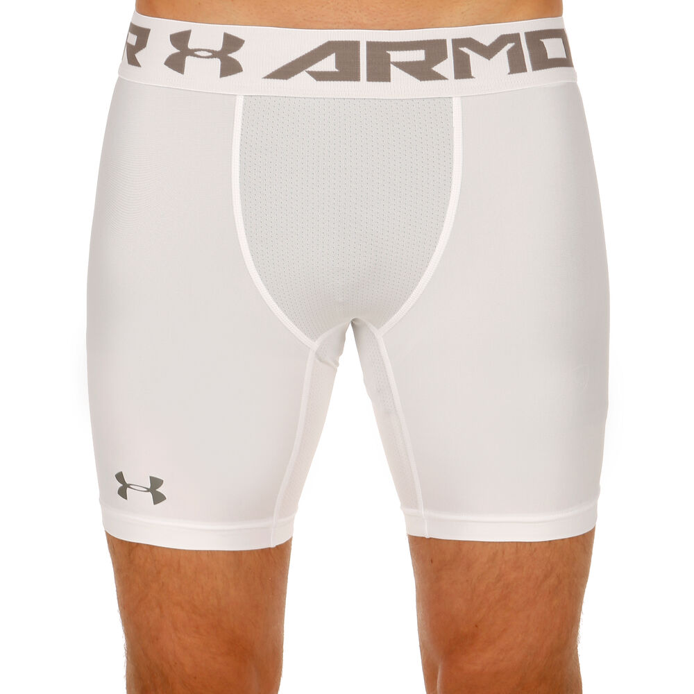 Under Armour Heatgear 2.0 Comp Collant Tight Hommes - Blanc , Gris