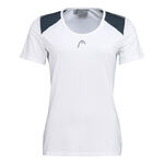 Vêtements HEAD HEAD 22 Tech T-shirt Femmes - blanc, bleu foncé
