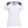 22 Tech T-shirt Femmes - blanc, bleu foncé