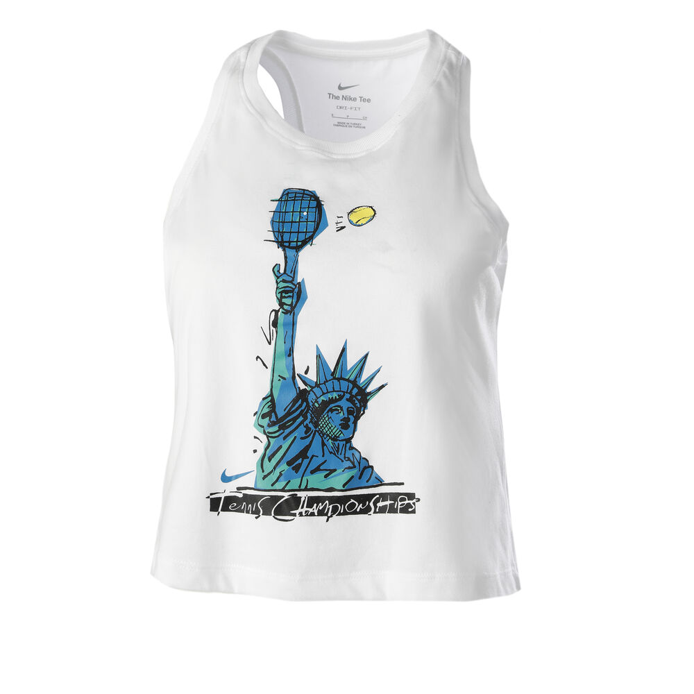 Nike Dri-Fit NYC Liberty Débardeur Tank Top Femmes - Blanc , Turquoise