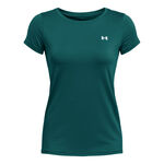 Vêtements Under Armour Under Armour Heatgear T-shirt Femmes - bleu petrol, 