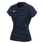 Vêtements Mizuno Mizuno Chiba T-shirt Femmes-Bleu Foncé