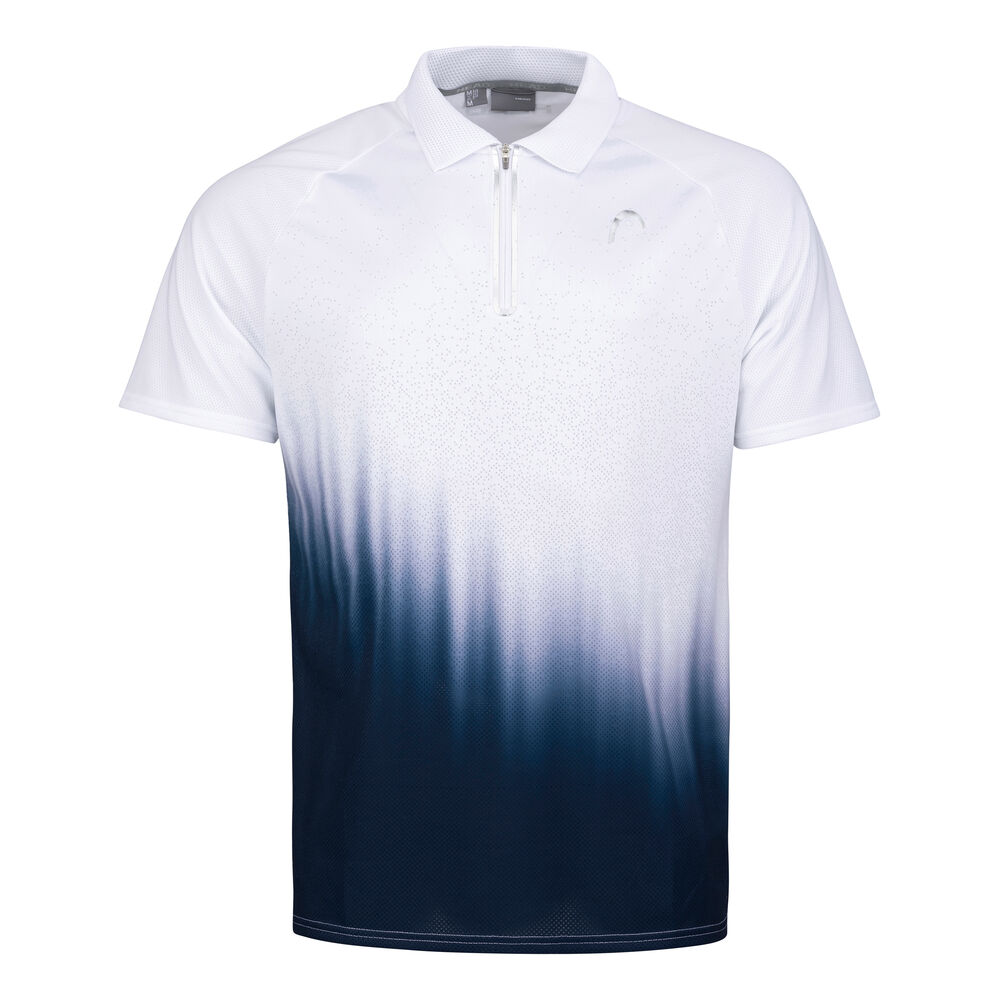 HEAD Performance II Polo Hommes - Blanc , Bleu Foncé