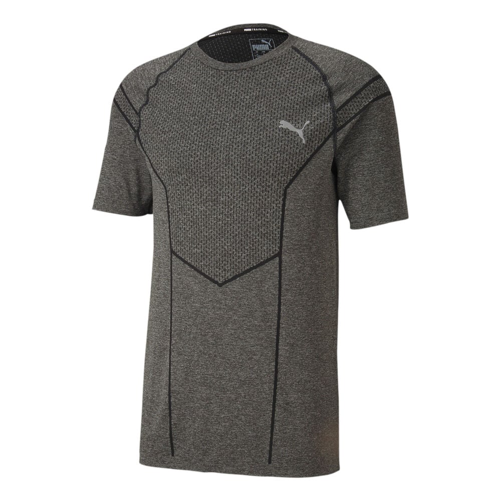Puma Reactive EvoKnit T-shirt Hommes - Gris Foncé, Noir