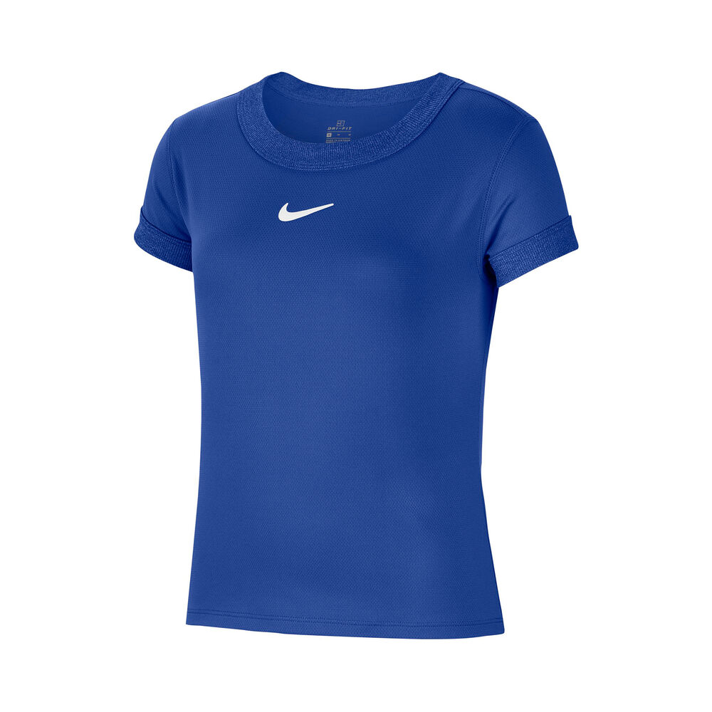 Nike Court Dry T-shirt Filles - Bleu