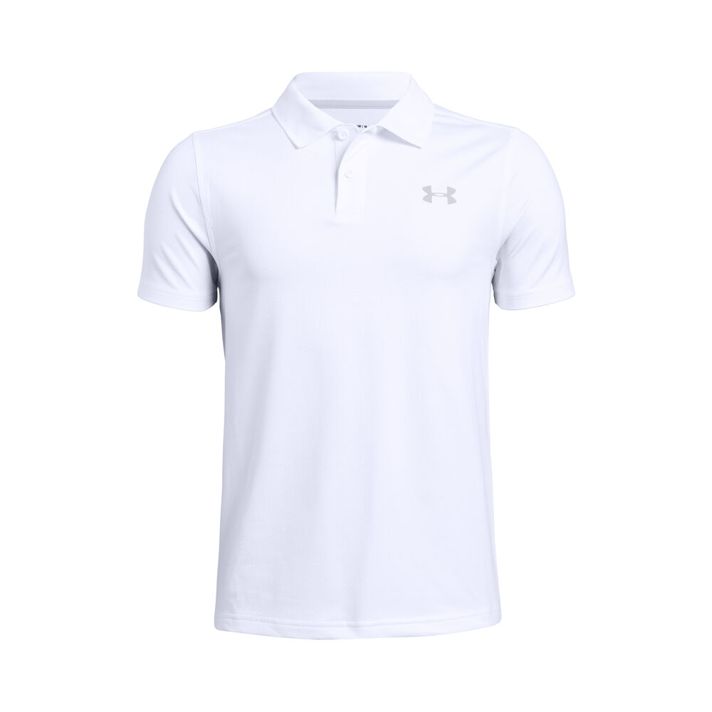 Under Armour Performance 2.0 Polo Garçons - Blanc , Gris Clair