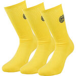 V&ecirc;tements BIDI BADU BIDI BADU Matayo Crew Tech Chaussettes De Sport Pack De 3 Hommes-Jaune,Noir