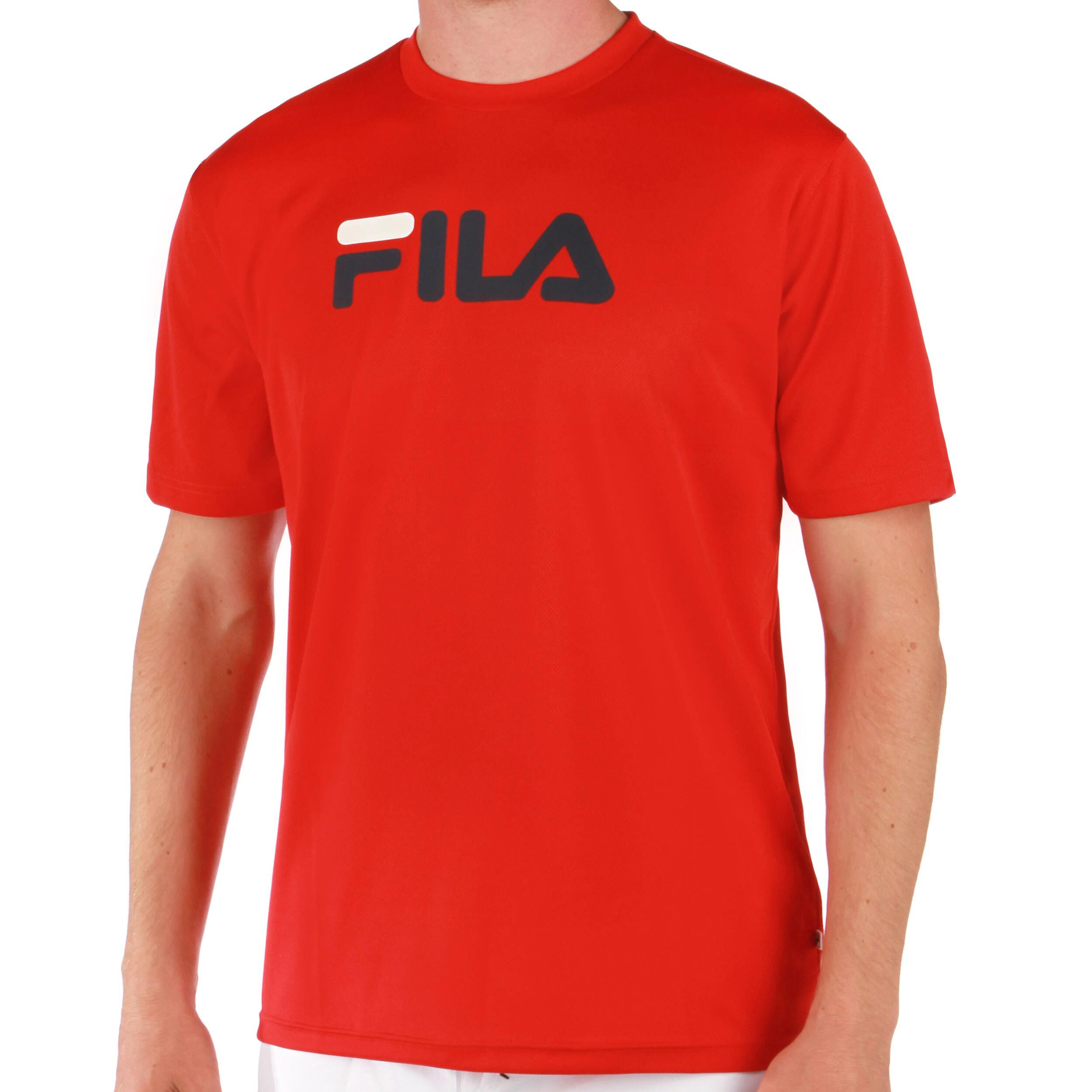 T shirt 2024 fila rouge
