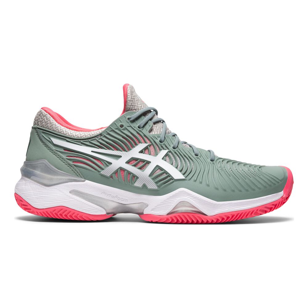 Asics Court FF 2 Clay Chaussure Terre Battue Femmes - Kaki, Pink