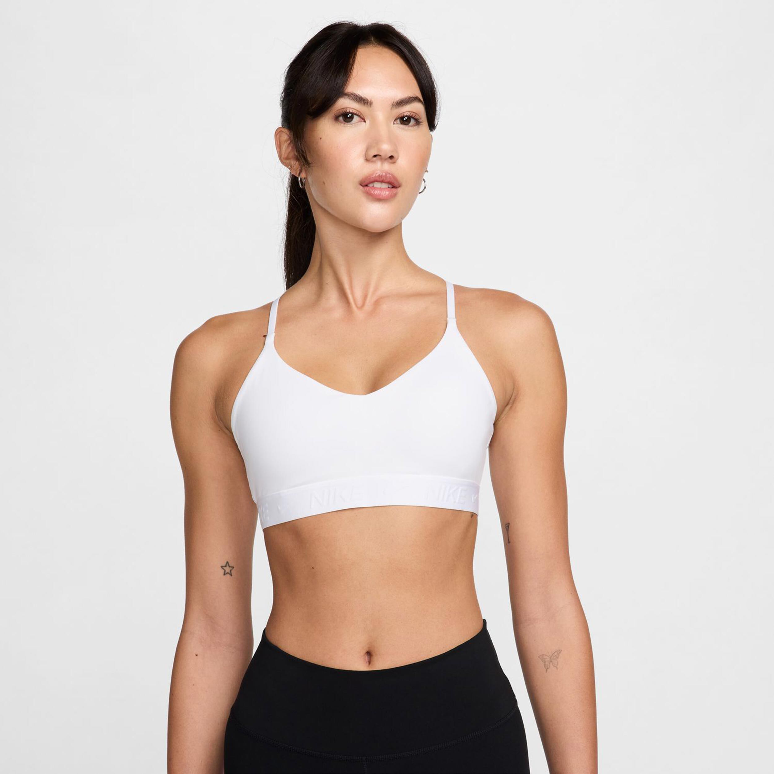 Dri Fit Indy Padded Soutien gorge Sport Femmes Blanc