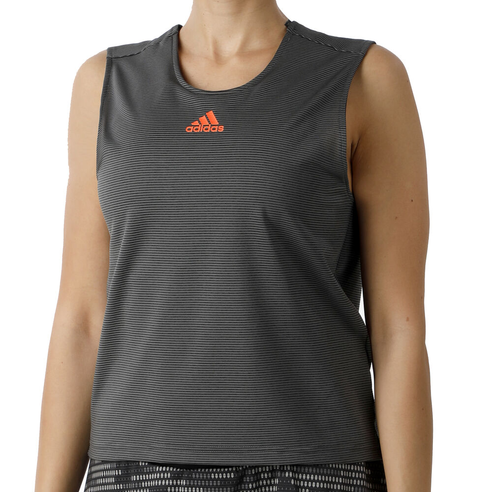 adidas Camo Débardeur Tank Top Femmes - Gris Foncé, Orange