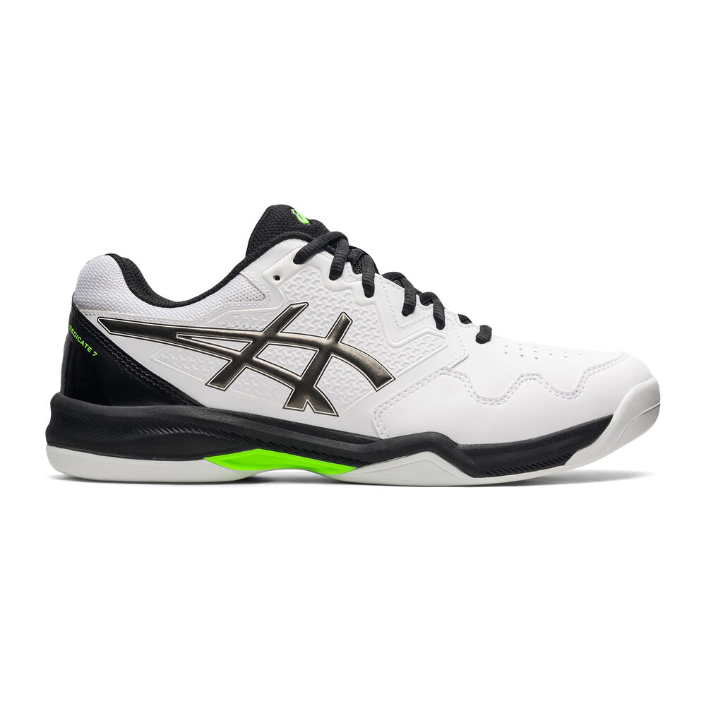 Asics Gel-Dedicate 7 Chaussure Moquette Hommes - Blanc , Noir