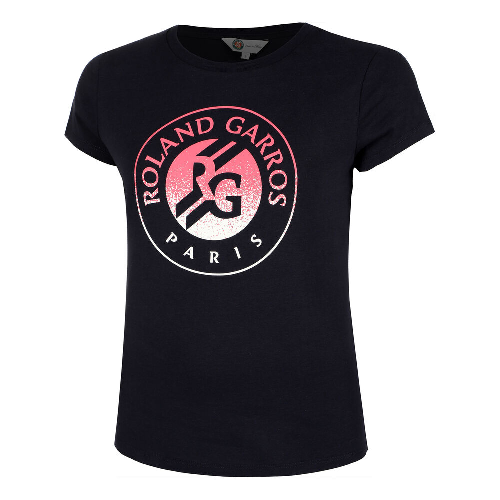 Roland Garros Roland Garros Big Logo T-shirt Femmes - Bleu Foncé