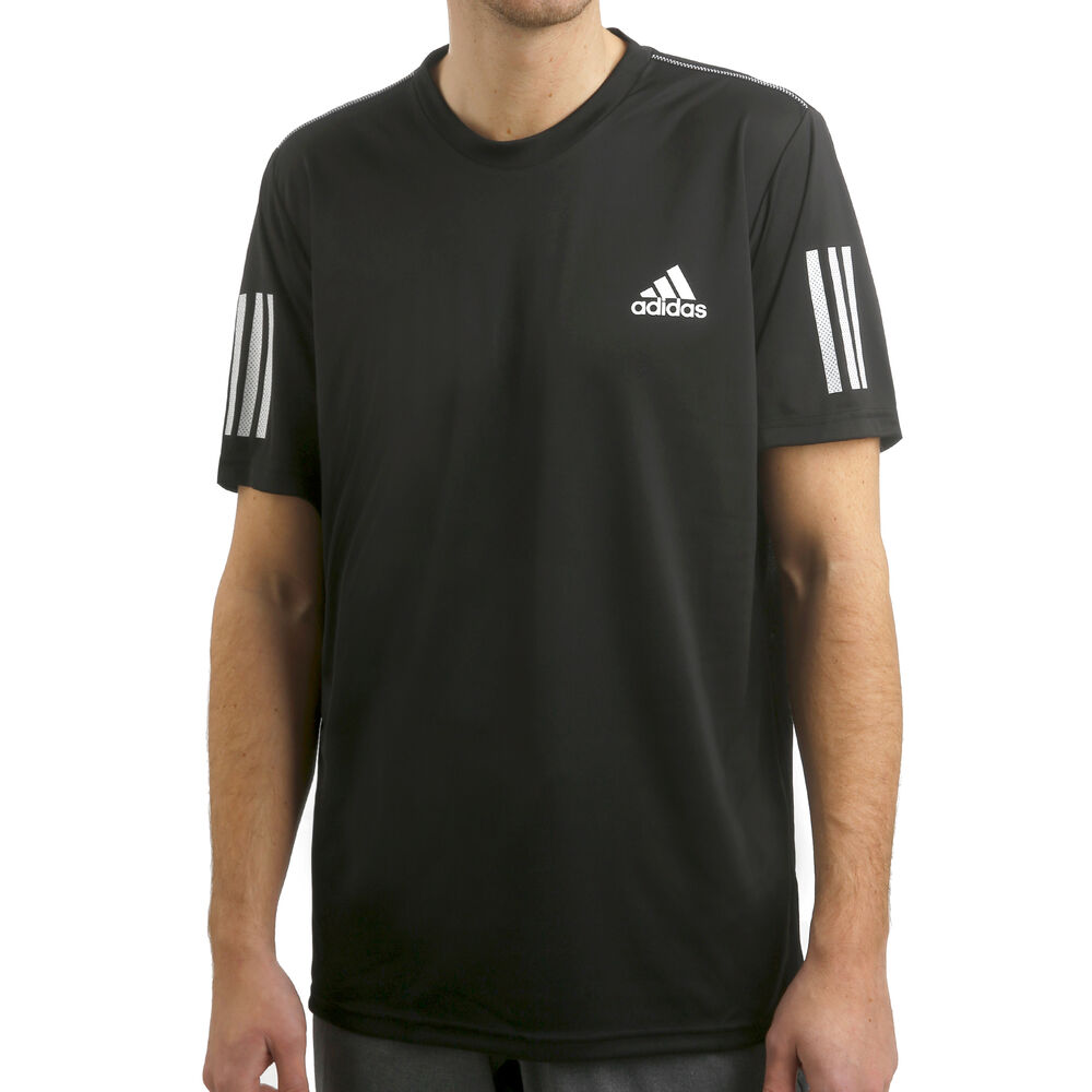 adidas Club 3-Stripes T-shirt Hommes - Noir , Blanc