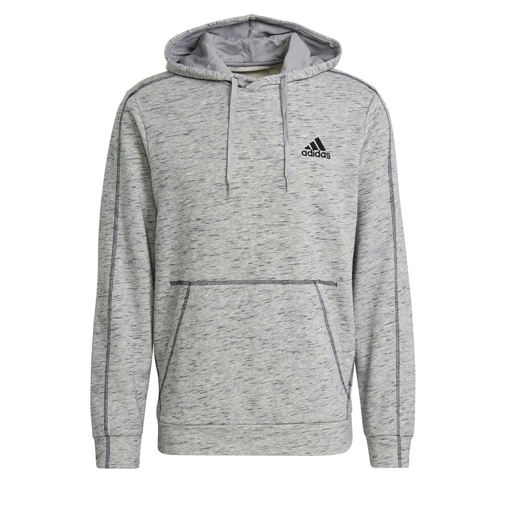adidas Melange Sweat à Capuche Hommes - Gris , Noir