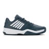 Court Express Chaussure Terre Battue Hommes-Bleu Petrol, Blanc