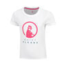 Create Baseline Logo T-shirt Filles-Blanc,Pink