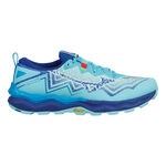 Chaussures de running Mizuno Mizuno Wave Daichi 9                   Chaussure trail Femmes-bleu, blanc