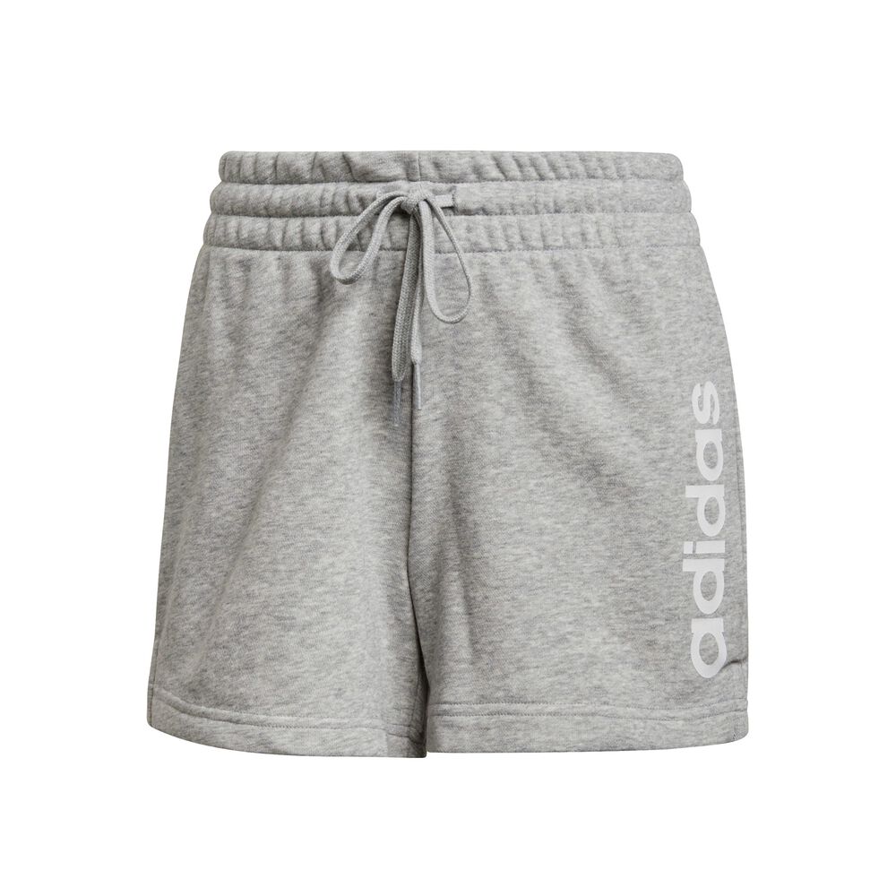 adidas Linear FT Shorts Femmes - Gris , Blanc