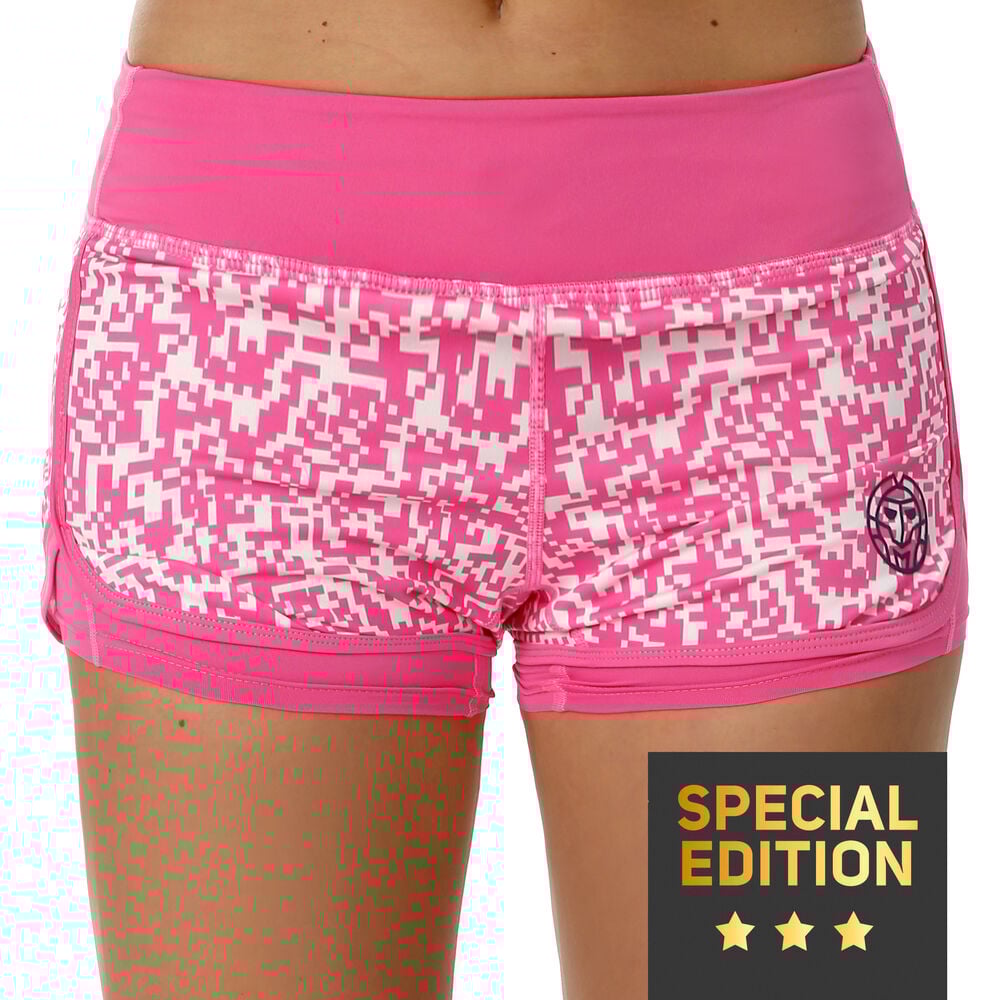BIDI BADU Hulda Tech 2in1 Shorts Edition Spéciale Femmes - Pink , Blanc