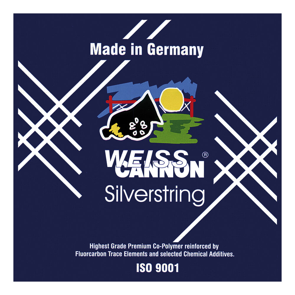 Weiss Cannon Silverstring Cordage En Garniture 12m - Argent