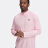 Tech Textured 1/2 Zip-GRY Long-Sleeves