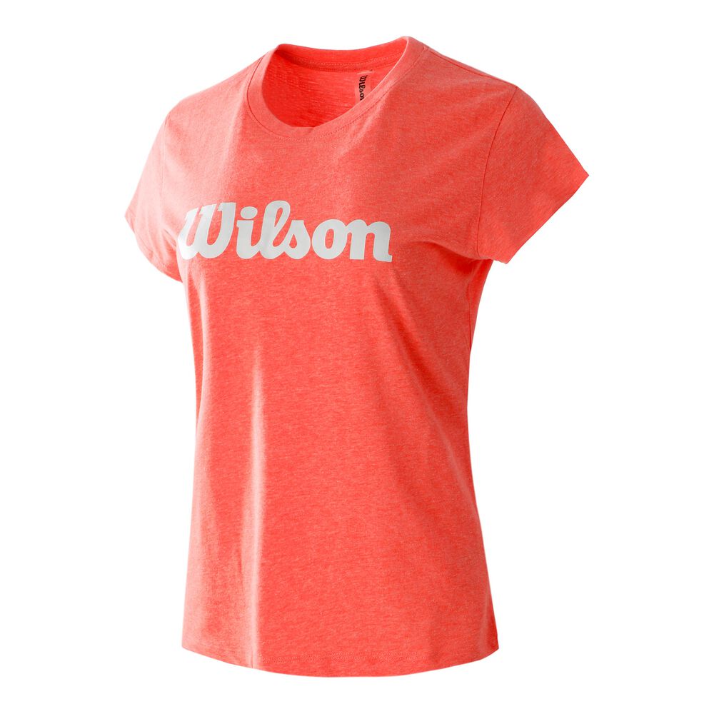 Wilson Script Tech T-shirt Edition Spéciale Femmes - Corail , Gris