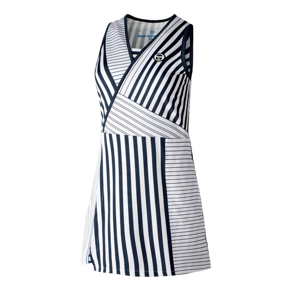 Sergio Tacchini Melbourne Dress Robe Femmes - Bleu Foncé , Blanc