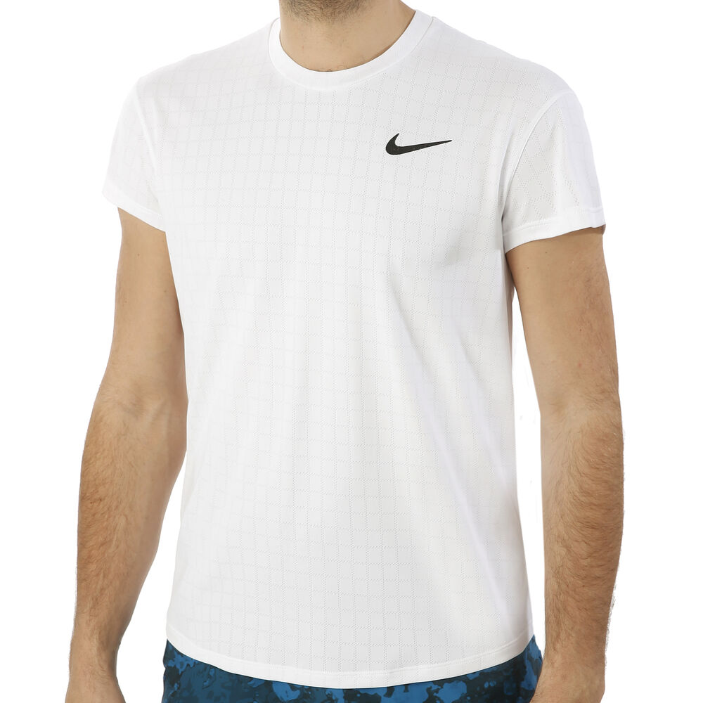 Nike Court Breathe Slam MB T-shirt Hommes - Blanc