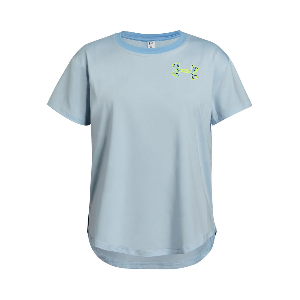 Under Armour Heatgear T-shirt Filles - Bleu Clair , Bleu