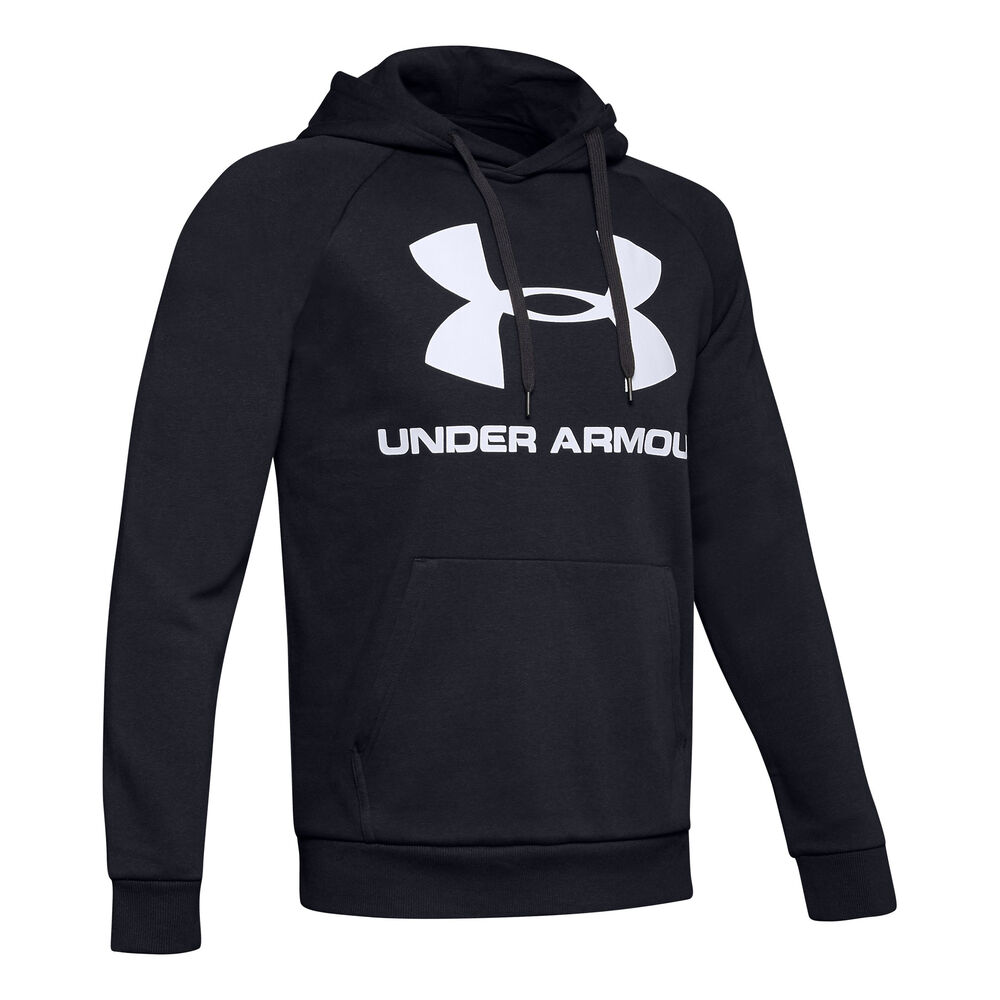 Under Armour Rival Fleece Sportstyle Logo Sweat À Capuche Hommes - Noir , Blanc