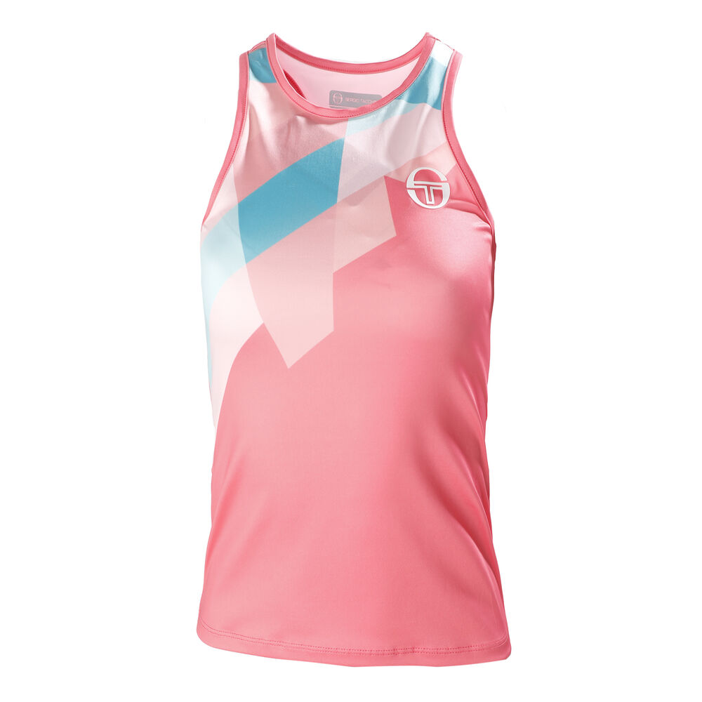 Sergio Tacchini Tangram Débardeur Tank Top Femmes - Corail , Rosé