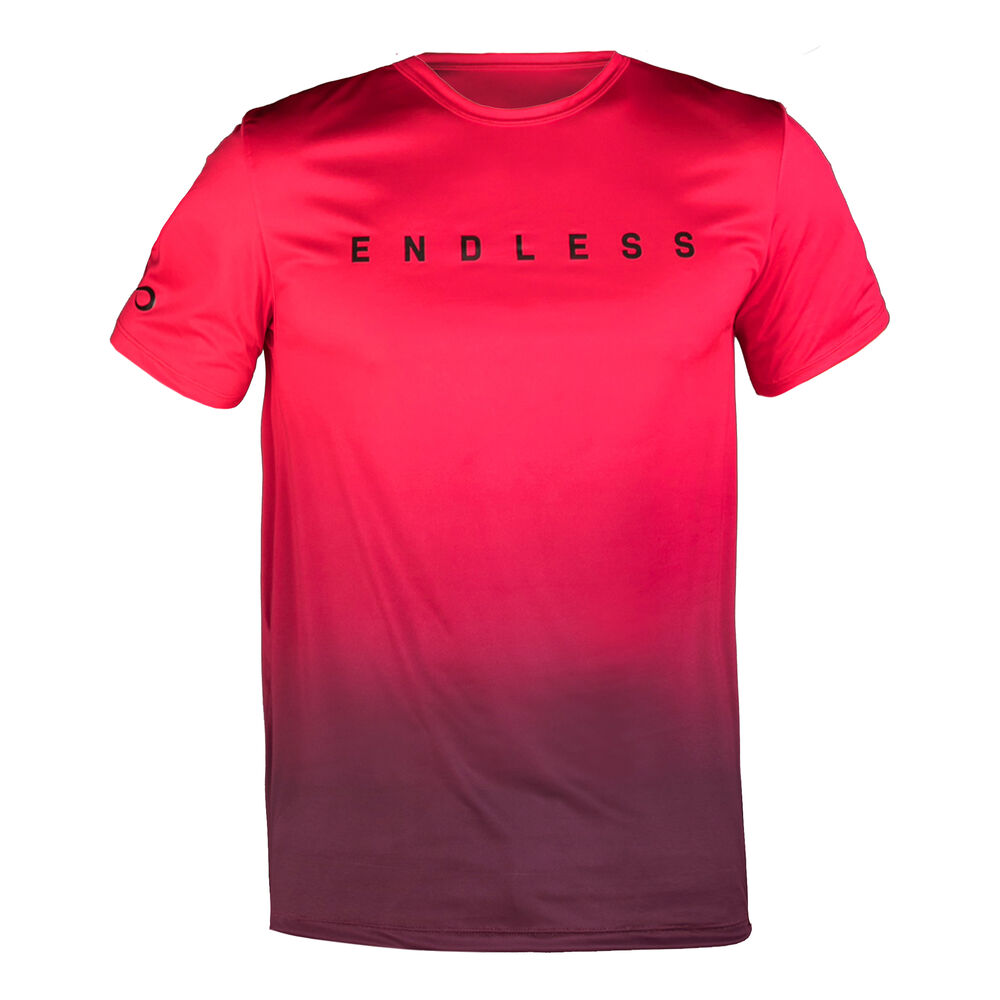 Endless Ace Degrade T-shirt Hommes - Pink , Rouge Foncé