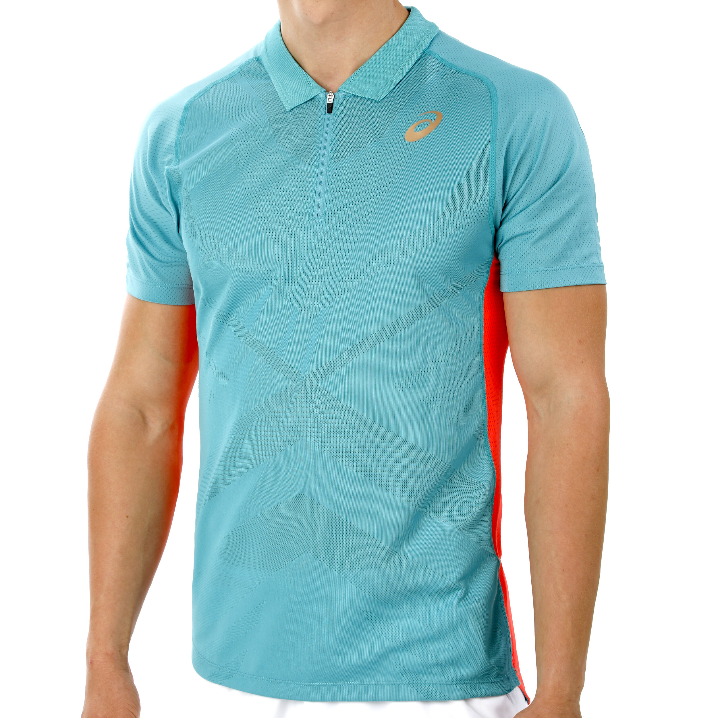 polo asics homme orange