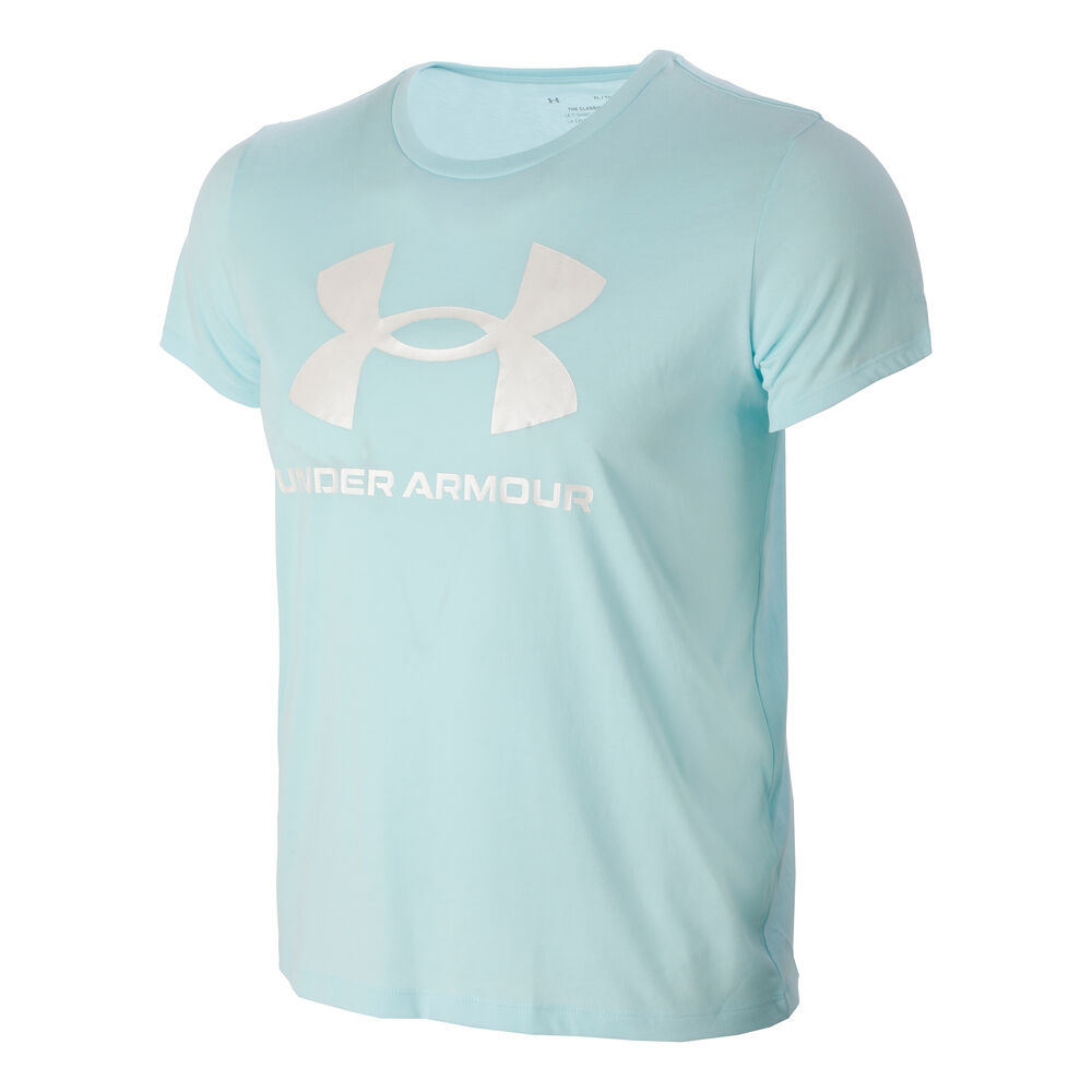Under Armour Live Sportstyle Graphic T-shirt Femmes - Bleu Clair , Blanc