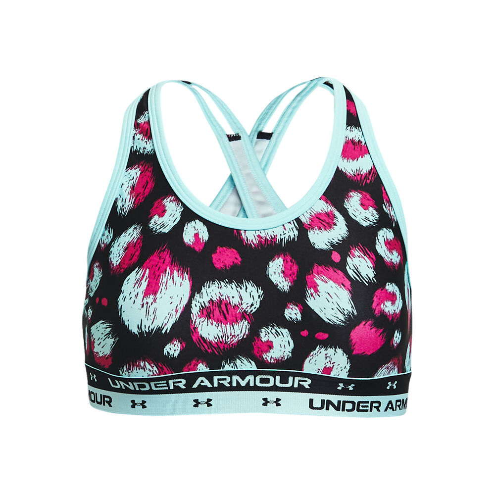 Under Armour Crossback Printed Soutien-gorge Sport Filles - Mint, Multicouleur