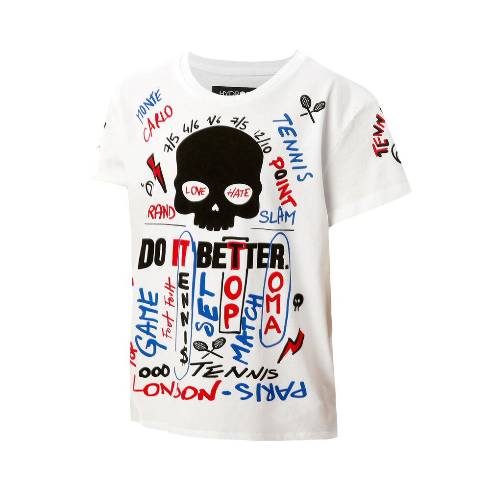 Hydrogen Graffiti T-shirt Garçons - Blanc , Multicouleur