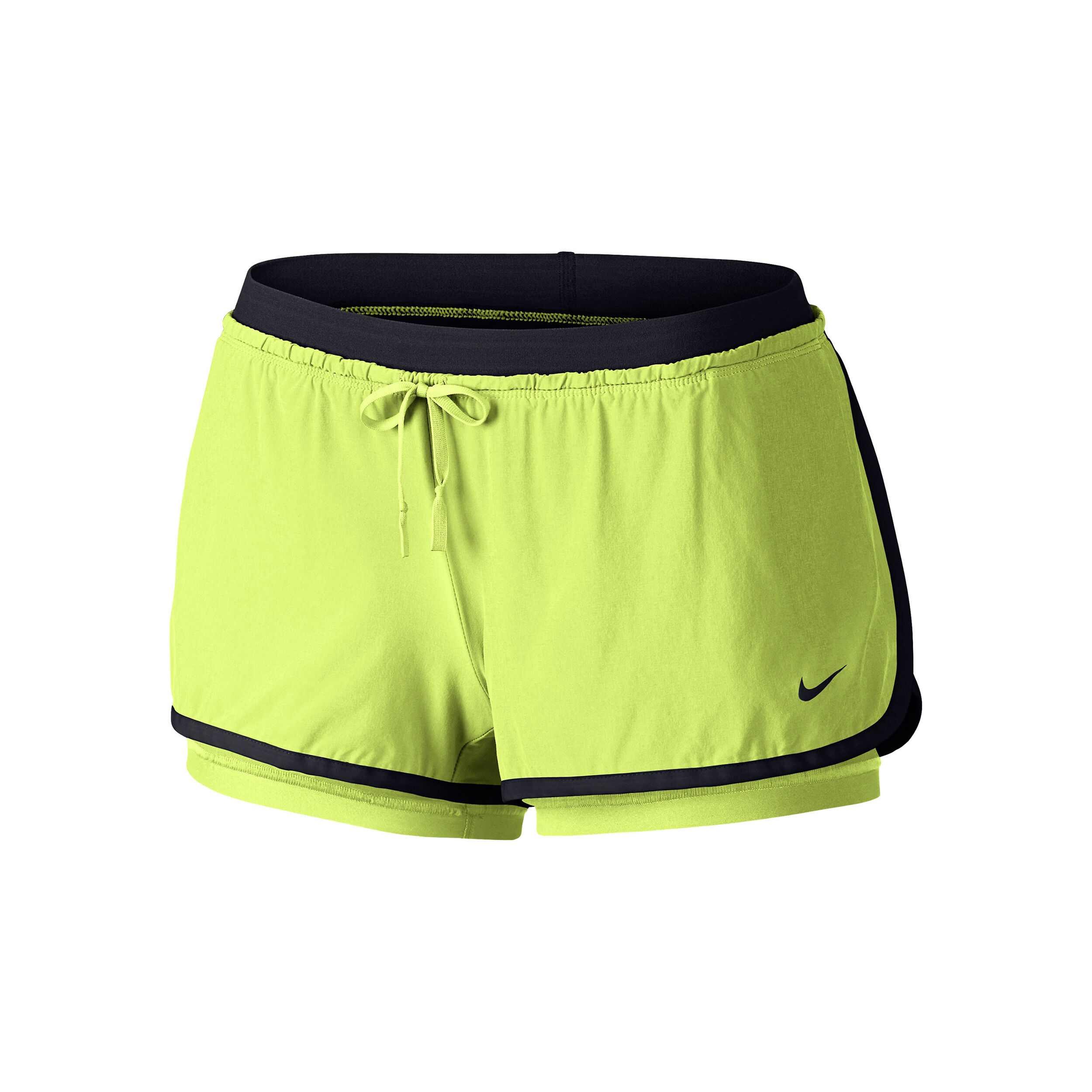 Buy Nike Flex Full 2in1 Shorts Femmes Jaunes Fluo Noir online Tennis Point FR