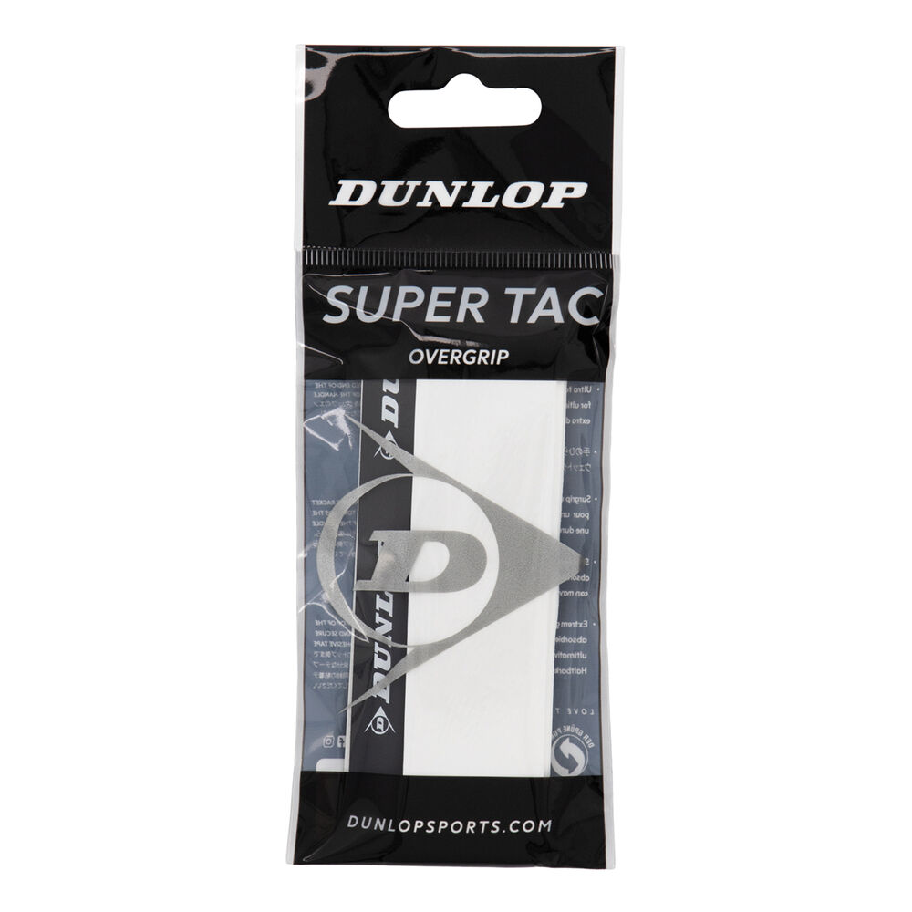 Dunlop Super Tac Pack 1 Unité - Blanc