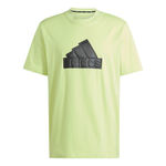 Vêtements adidas adidas Future Icon Badge of Sport T-shirt Hommes - jaune lemon, noir