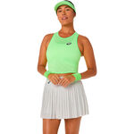 V&ecirc;tements de tennis ASICS ASICS Match Jacquard Crop  D&eacute;bardeur tank top Femmes-jaune lemon